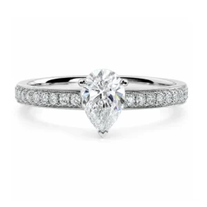 Pear Channel Ring