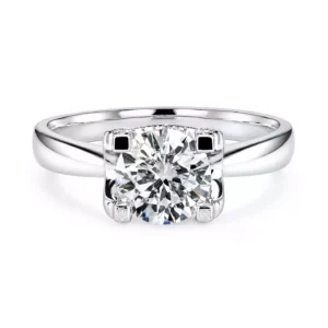 C-Prong Half-Eternity Ring